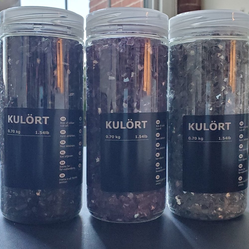 Crushed glass